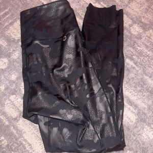 Black Camouflage Leggings